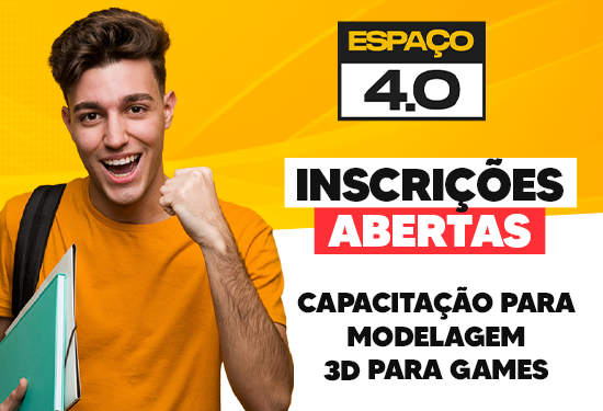 Prefeitura de Gurupi abre inscrições para curso de Modelagem 3D para Games no Espaço 4.0