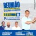 Candidato a Vereador Walter Coelho convida a população para mais uma reunião de 15 de Setembro ( domingo )
