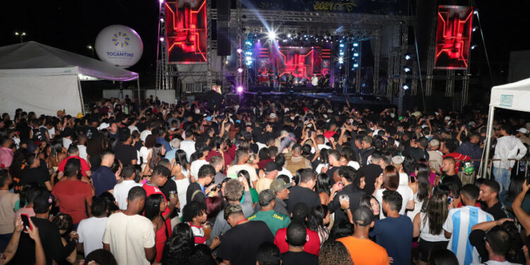 Em Palmas Governador Wanderlei Barbosa abre programação de evento que celebra a chegada de 2025 com grandes atrações musicais