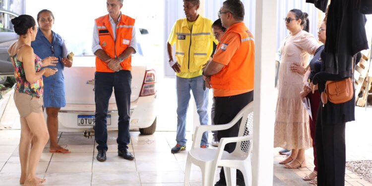 Em Gurupi  a prefeitura realiza força-tarefa para vistoriar áreas afetadas pelas chuvas e acompanhar famílias impactadas