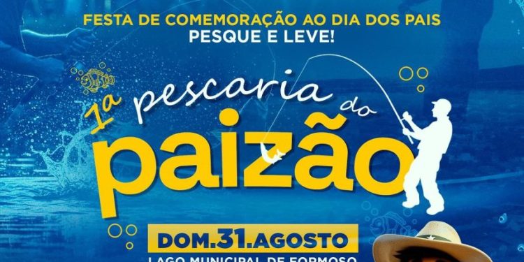 Prefeitura de Formoso do Araguaia e parceiros realizam dia 31 agosto“1ª PESCARIA DO PAIZÃO ”;evento em comemoração ao Dia dos Pais