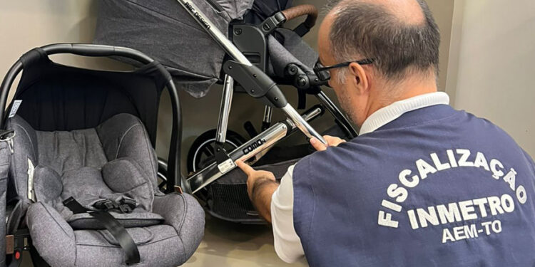 Agência de Metrologia fiscaliza comércio e reforça a importância do uso correto da cadeirinha veicular
