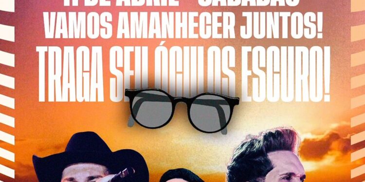 Está chegando o grande dia de um dos shows mais aguardados do ano Felipe e Rodrigo dia 11 de abril em Gurupi