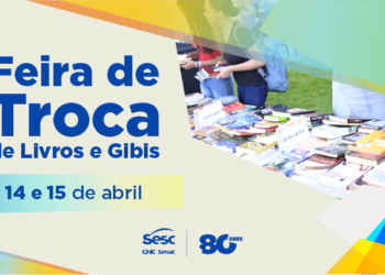 Sesc Tocantins promove Feira de Troca de Livros e Gibis em Palmas, Araguaína e Gurupi