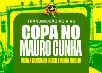 Gurupi terá a transmissão do primeiro jogo da Seleção Brasileira na Copa do Mundo na praça do Centro Cultural Mauro Cunha realizado pela prefeitura