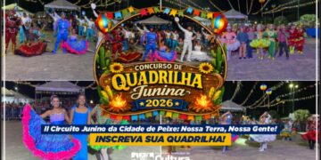 Concurso de Quadrilha –  Vem aí  o ll Circuito Junino da Cidade de Peixe: Nossa Terra, Nossa Gente!”